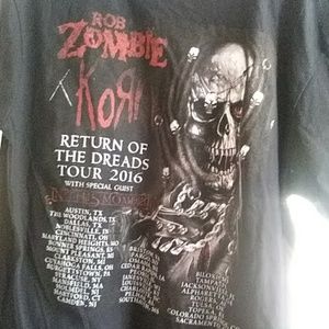 Rob Zombie x Korn Return of the dreads tour 2016